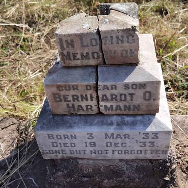 HARTMANN Bernhardt O. 1933-1933