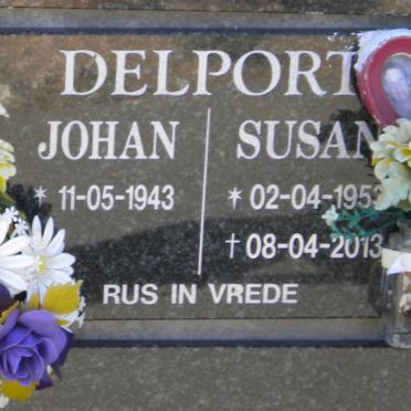 DELPORT Johan 1943- &amp; Susan 195?-2013