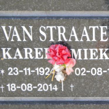 STRAATEN Karel, van 1924-2014 &amp; Miekie 1931-