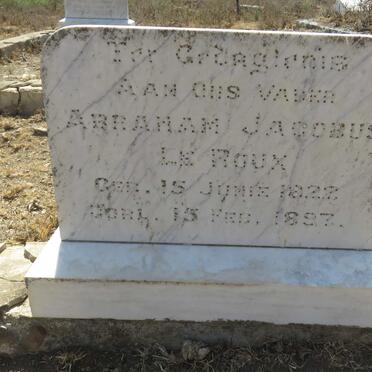 ROUX Abraham Jacobus, le 1822-1897