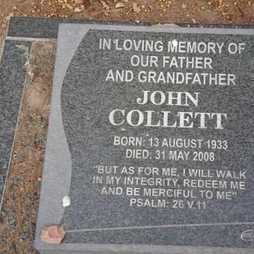 COLLETT John 1933-2008