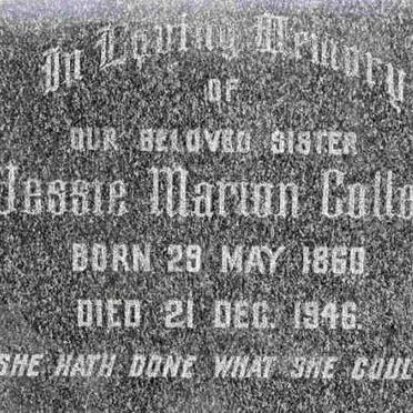 COLLETT Jessie Marion 1860-1946