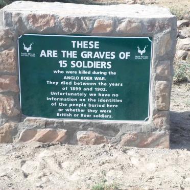 Eastern Cape, CRADOCK district, Mountain Zebra National Park, Anglo Boer War cemetery