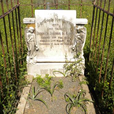 KLERK Diderick Jakobus, de 1839-1930