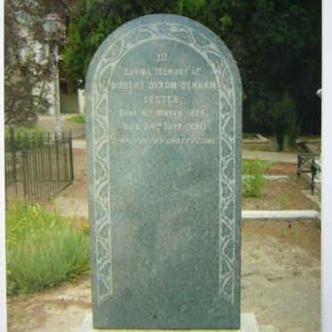 LESTER Robert Dixon Denham 1825-1891