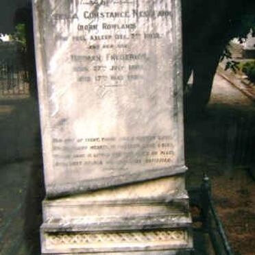 NESAMANN Isabella Constance nee ROWLAND -1902 :: NESEMANN  Herman Frederick 1886-1889