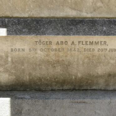 FLEMMER Toger Abo A. 1842-1913
