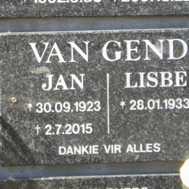 GEND Jan, van 1923-2015 &amp; Lisbe 1933-