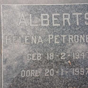 ALBERTS Helena Petronella 1947-1997