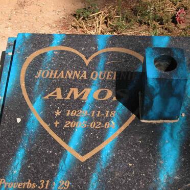 AMOS Johanna Queenie 1929-2005