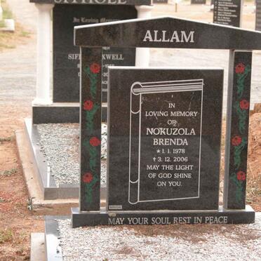 ALLAM Nokuzola Brenda 1978-2006