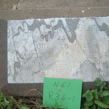 BEST James A.S. 1881-1926