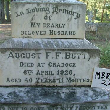 BUTT August F.F. -1920