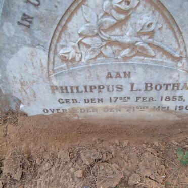 BOTHA Philippus L.1855-1905