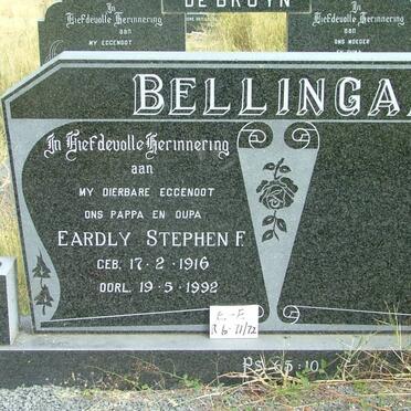BELLINGAN Eardly Stephen F. 1916-1992