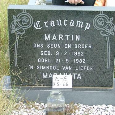 CRAUCAMP Martin 1962-1982