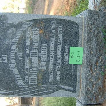 DARLOW Walter Warwick 1886-1946