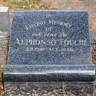 FOUCHÉ Alphonso -19?6