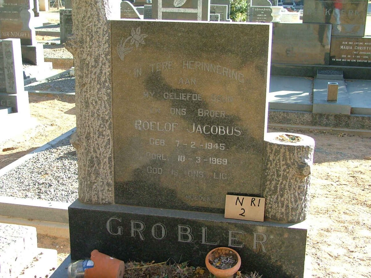 GROBLER Roelof Jacobus 1945-1969