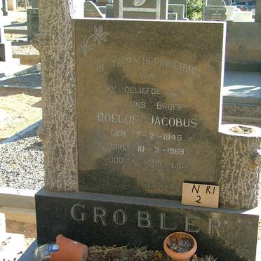 GROBLER Roelof Jacobus 1945-1969