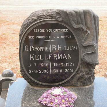 KELLERMAN G.P. 1926-2008 :: KELLERMAN B.H. 1927-2001