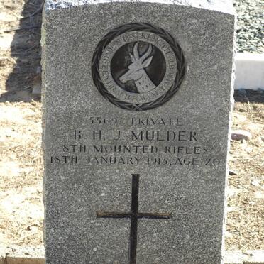 MULDER B.H.J. -1915