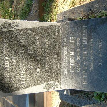 MULLER Stephanus Jacobus -1935 :: MULLER Eddie -1975 :: MULLER Stephen -1976