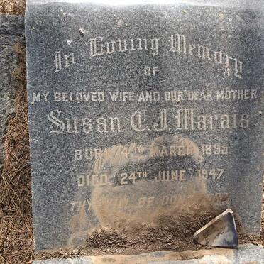 MARAIS Susan C.J. 1895-1947