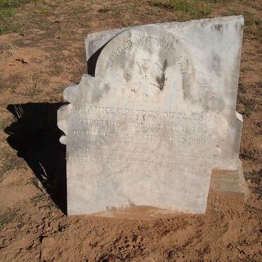 PLESSIS Johannes Petrus, du 1843-1898