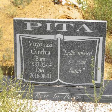 PITA Vuyokazi Cynthia 1983-2016