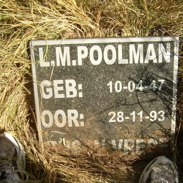 POOLMAN L.M. 1947-1993