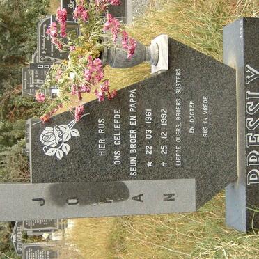 PRESSLY Johan 1961-1992