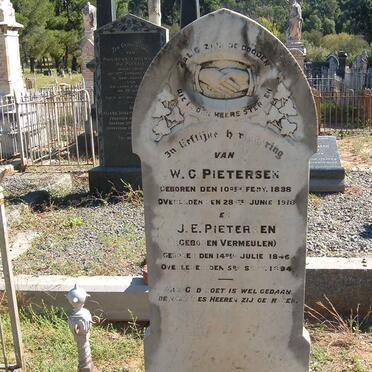 PIETERSEN W.C. 1838-191? &amp; J.E. VERMEULEN 1846-1894
