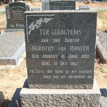 ROOYEN Dorothy, van nee JOUBERT 1893-1967
