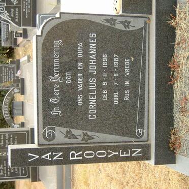 ROOYEN Cornelius Johannes, van 1896-1987