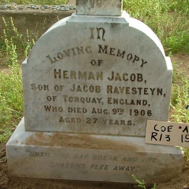 RAVESTEYN Herman Jacob -1906