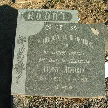 ROODT Ernst Hendrik 1906-1965