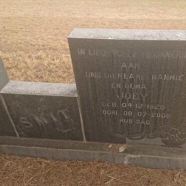 SMIT Jan Cornelius 1922-1967 &amp; Joey 1925-2006