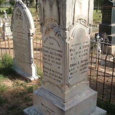 STEYN Charl Jac. 1854-1902 &amp; Hester Anna nee KRUGER 1855-1929