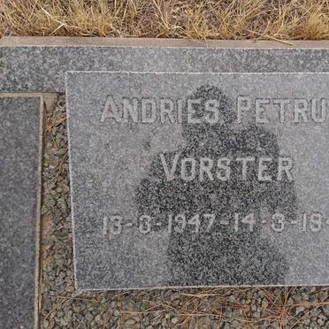 VORSTER Andries Petrus 1947-1947