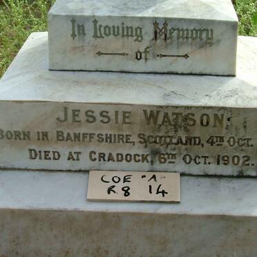 WATSON Jessie 1869-1902