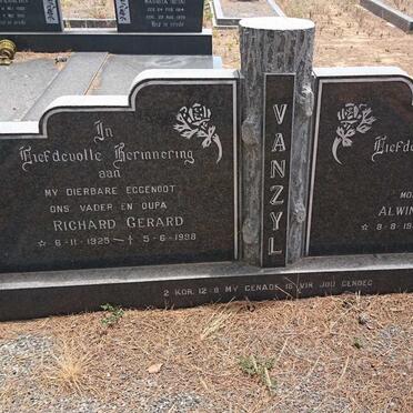 ZYL Richard Gerard, van 1925-1998 &amp; Alwina Francina 1932-