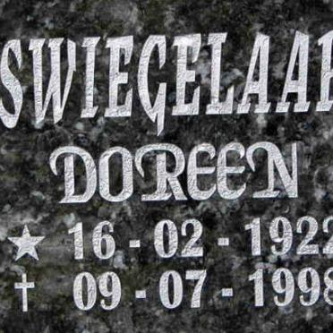 SWIEGELAAR Doreen 1922-1998