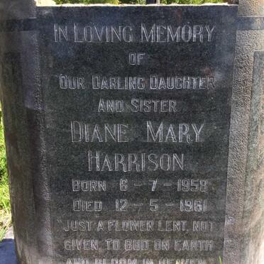 HARRISON Diane Mary 1958-1961