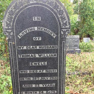 EWELS Thomas William -1915