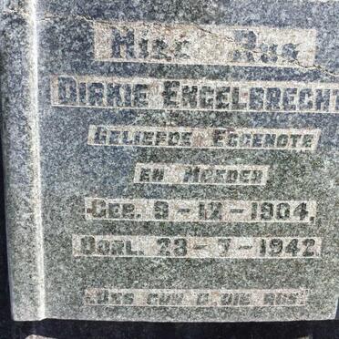 ENGELBRECHT Dirkie 1904-1942