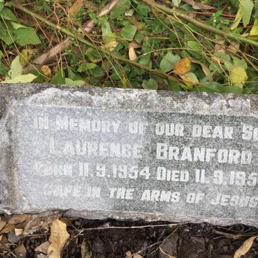 BRANFORD Laurence 1954-1954