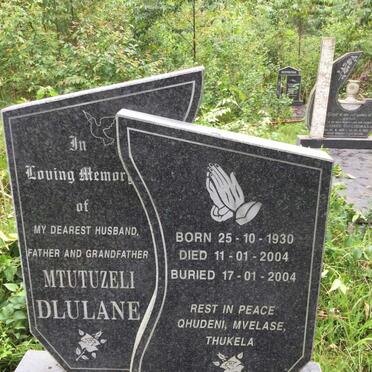 DLULANE Mtutuzeli 1930-2004