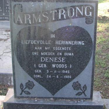 ARMSTRONG Denese nee WOODS 1946-1986