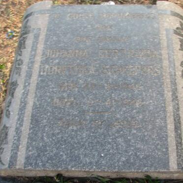 SCHEEPERS Johanna Gertruida Dorethea 1945-1945